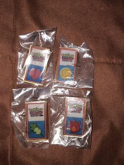 Pokémon League Pin Set