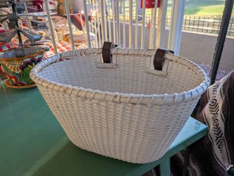 Wicker Front Bike Basket 
