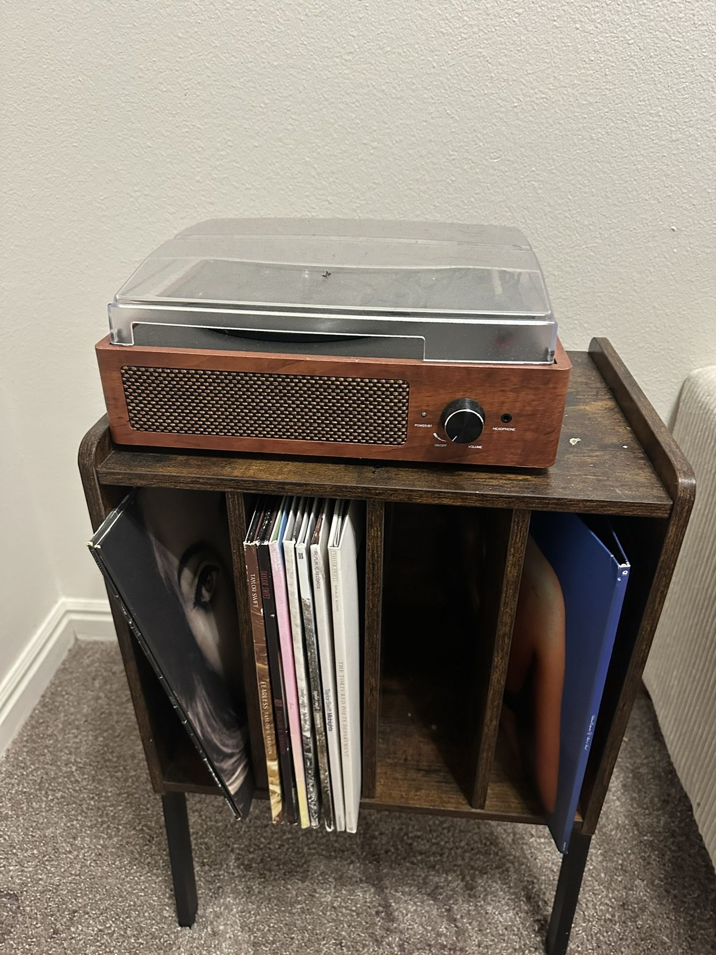 Record Player And Table 