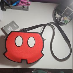 Loungefly Disney Mickey Mouse Shorts Crossbody Bag