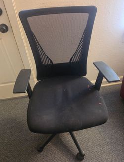 Swivel Office Chair Mesh Back with Armrests