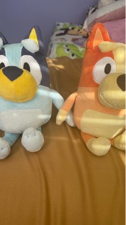 Disney Moose Bluey and Bingo Plushy Talking Set