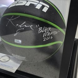Autographed Kobe Bryant Basketball With COA