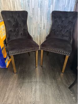 Black High Back Dining Chairs