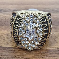 Dallas Cowboys 1992 Championship Ring Fan Edition Size 14 Aikman