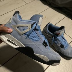 Jordan 4 Unc/university Blue