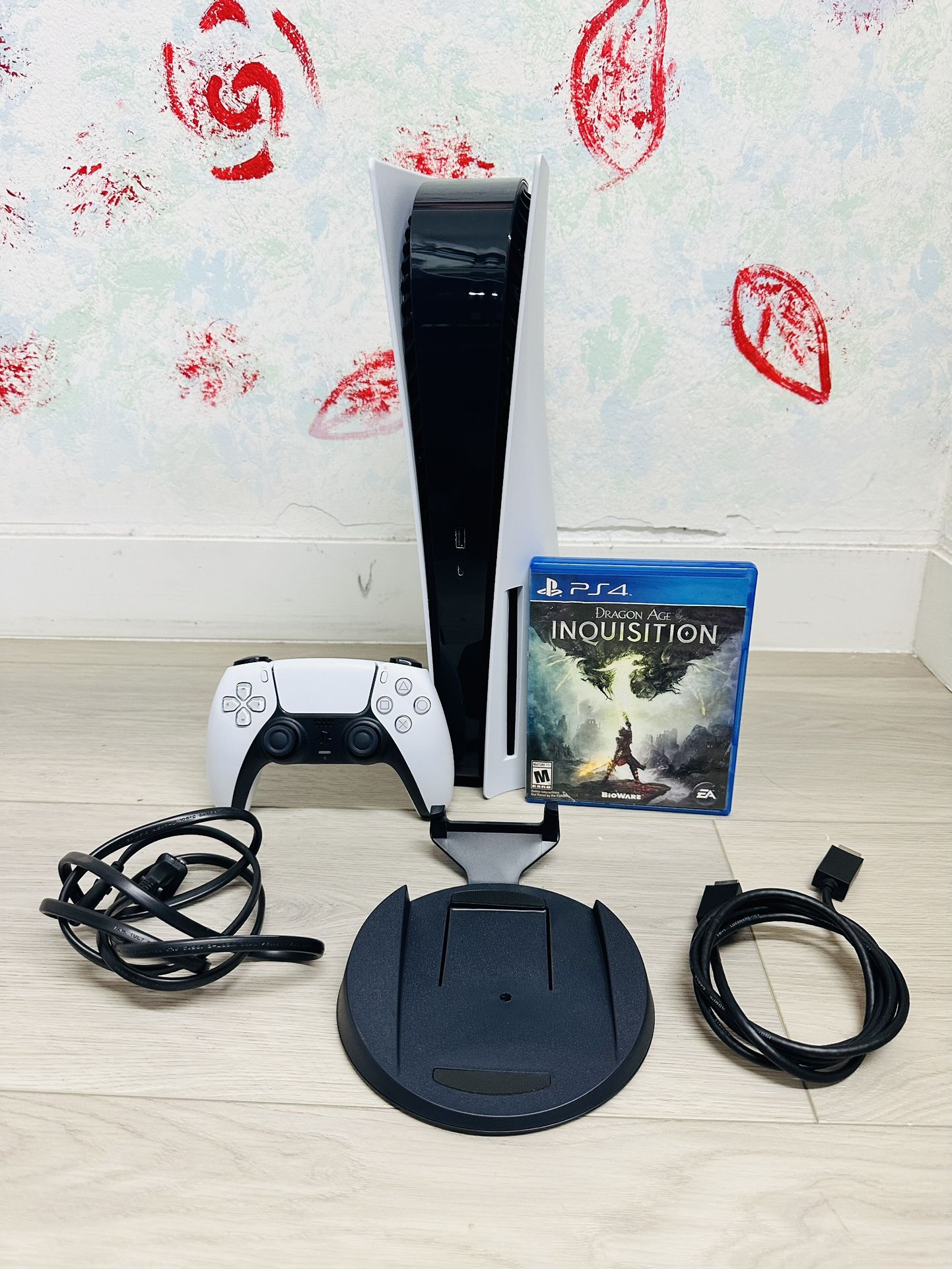 Sony PlayStation 5 - 825GB , Bonus 1 Game Dragon Ace Inquisition ( Used Very New )