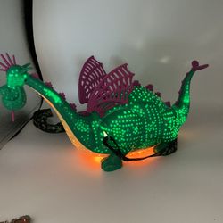Disney 50Anniversary Elliot Dragon Popcorn Bucket Main Street Electrical Parade 