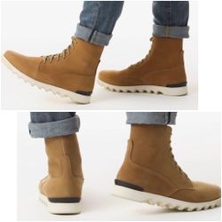 Sorel Kezar Tall WP Boot — Waterproof Leather Rain BootsMen's Size 9.5 