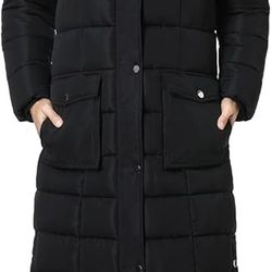 MOERDENG Women's Waterproof Long Winter Coat Thickened Down Alternative Jacket Warm Puffer Jacket Parka