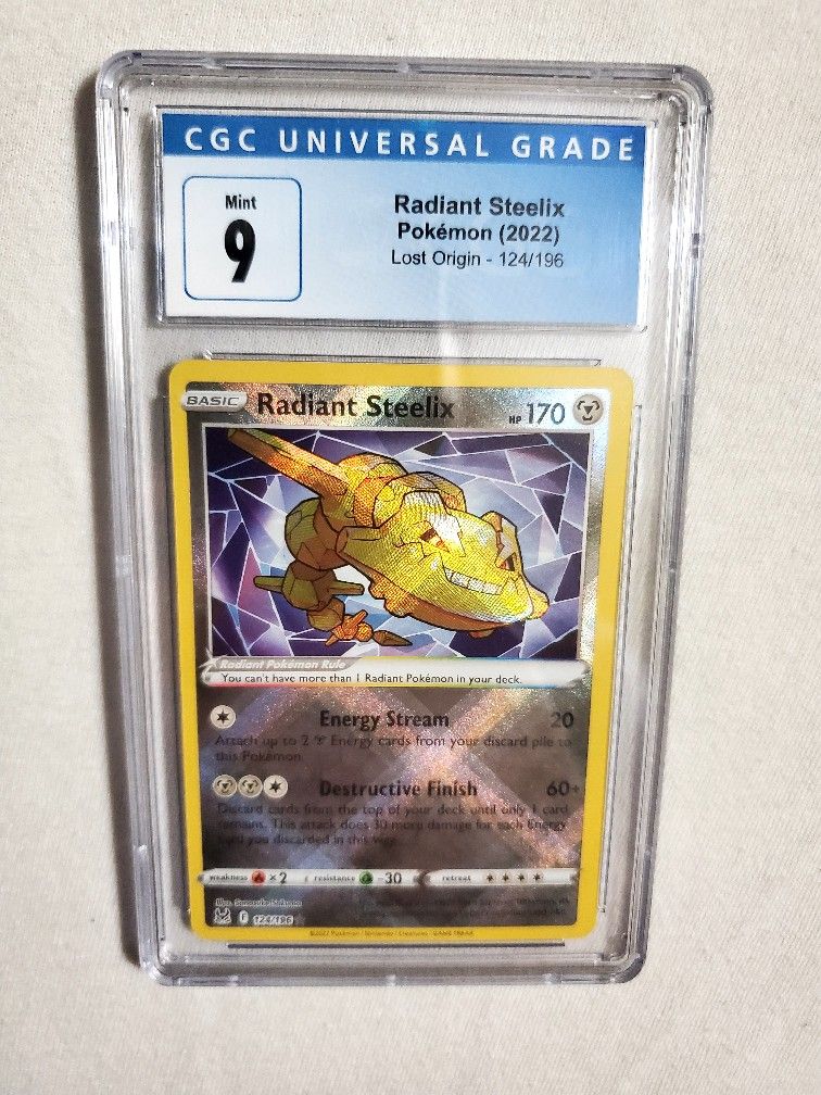 Radiant Steelix - Lost Origin #124 Pokemon Card