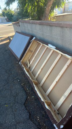 King Size Box Frame Wooden Free