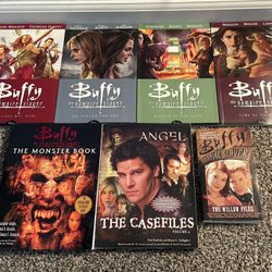 Buffy the Vampire Collection - 4 Comics, 1 Monster Book, 1 Angel Book, 1 Willow Book