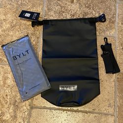 NWT~BYLT Premium Basics Black Waterproof BIOS Dry Bag 11 1/2”x17”