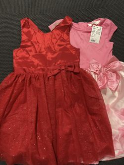 2 Girl Dresses 5/6t