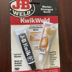 J-B Weld 8276 KwikWeld Quick Setting Steel Reinforced Epoxy - Dark Grey 2 oz