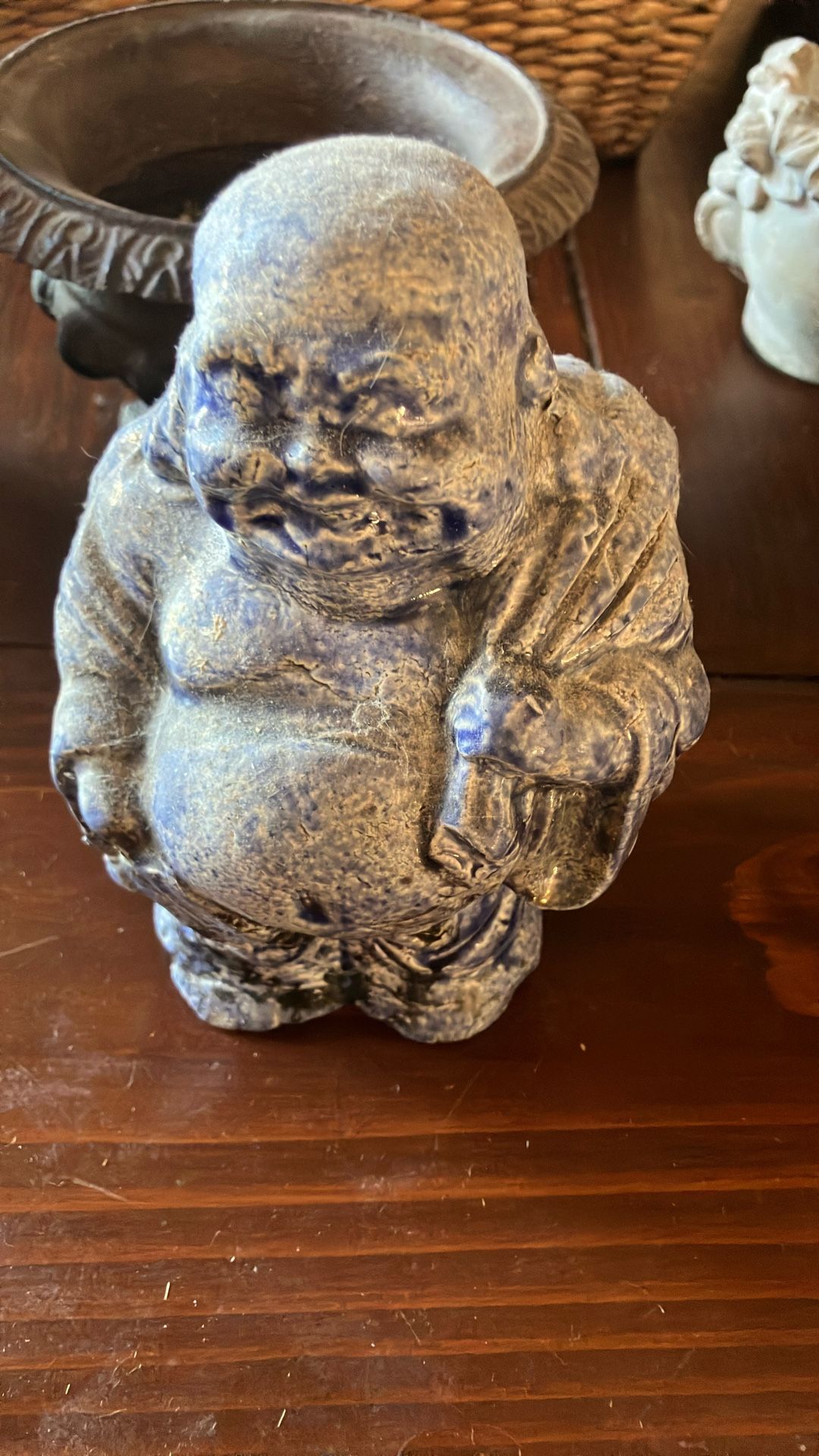 Buddha Blue Heavy Porcelain