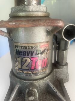 pittsburgh heavy duty 12 ton low profile bottle jack