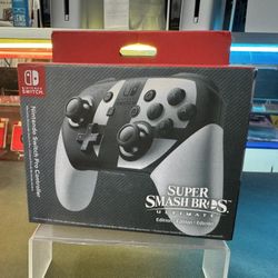 Nintendo Switch Pro Controller - Super Smash Bros Edition NEW *TRADE IN YOUR OLD GAMES FOR CREDIT*