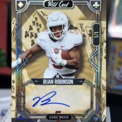 Bijan Robinson 1/1 Autograph