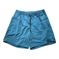 Patagonia Hydropeak Volley Shorts Men SZ M Team Surf Activist Borealis Green