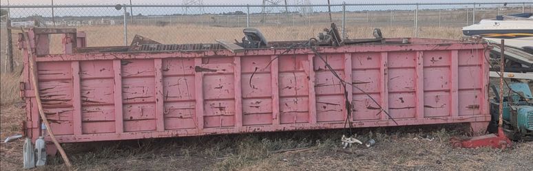 17' foot × 8' foot roll-off dumpster