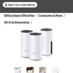 TP-Link® Deco M4 AC1200 Whole Home Mesh Wi-Fi System, White, Pack Of 3