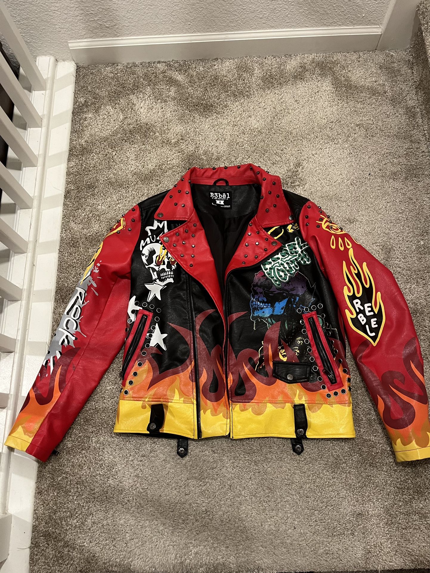 Rebel mind leather Jacket