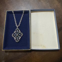 Avon Silver Necklace 