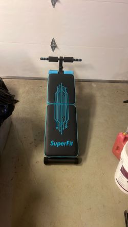 super fit workout bench barely used practically new