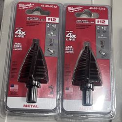 Milwakuee Jam Free Step Drill Bit #12 