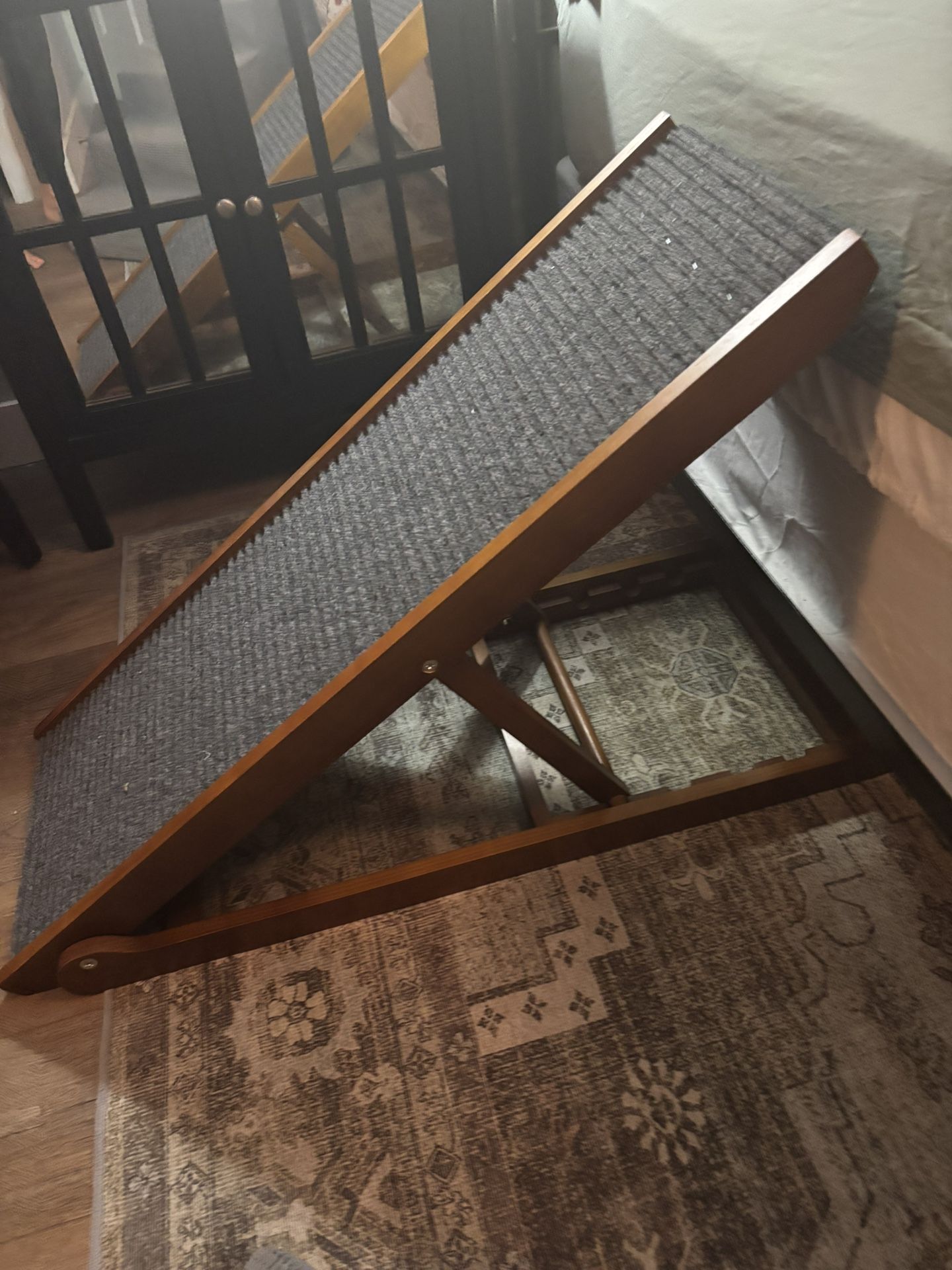 Adjustable Wood Dog Ramp