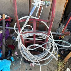 Paint Sprayer, Hose And Gun Commercial Length