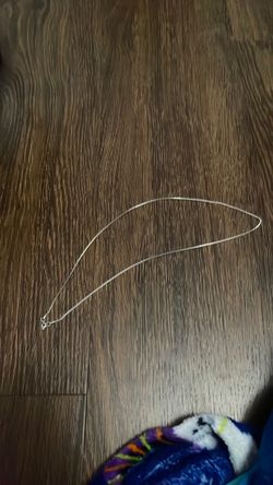 Thin Silver Chain Necklace