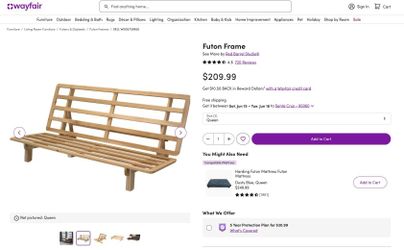 Futon Frame