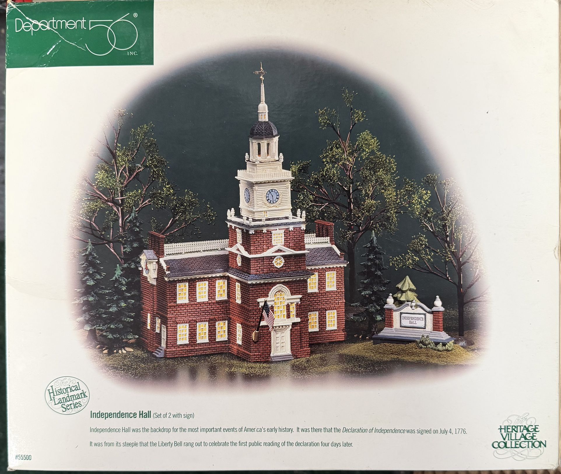 Department 56 Independence hall