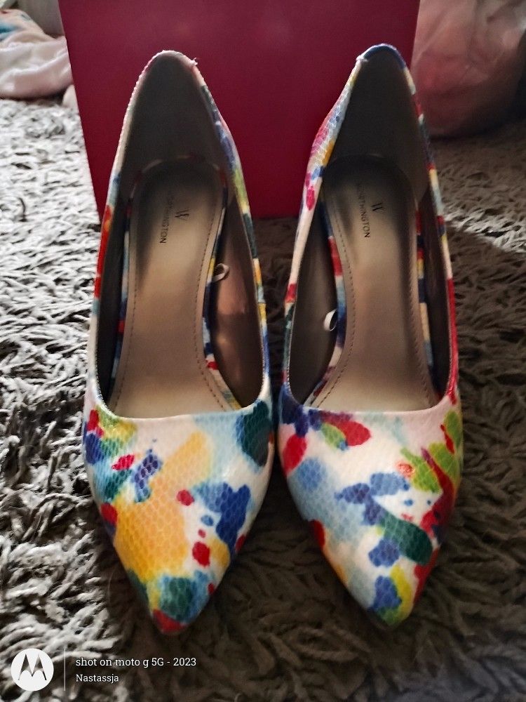 Multi Color Pumps Size 10
