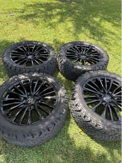 Rines 22” para chevy y GMC llantas todo terreno 33-12.50-22 tienen 90% de vida