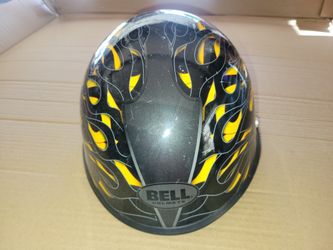 BELL DRIFTER FLAME DESIGN HALF HELMET SIZE SMALL