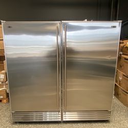 Sub-Zero Column Refrigerator & Freezer Set 72” Built-In – Works Great