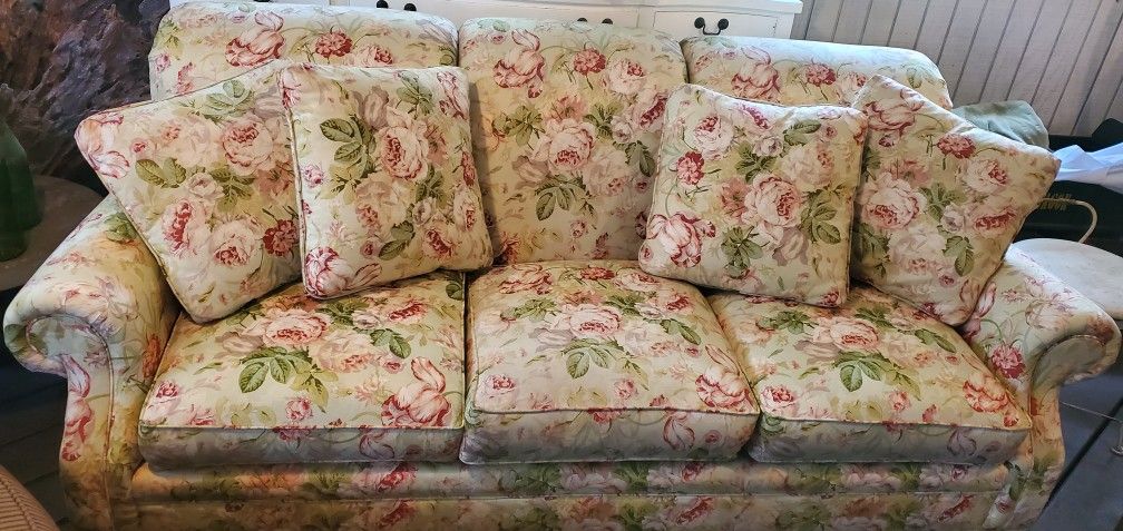 Floral Couch