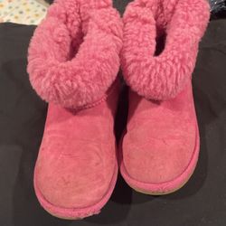 Ugg  Pink Boot Kids Size 12 