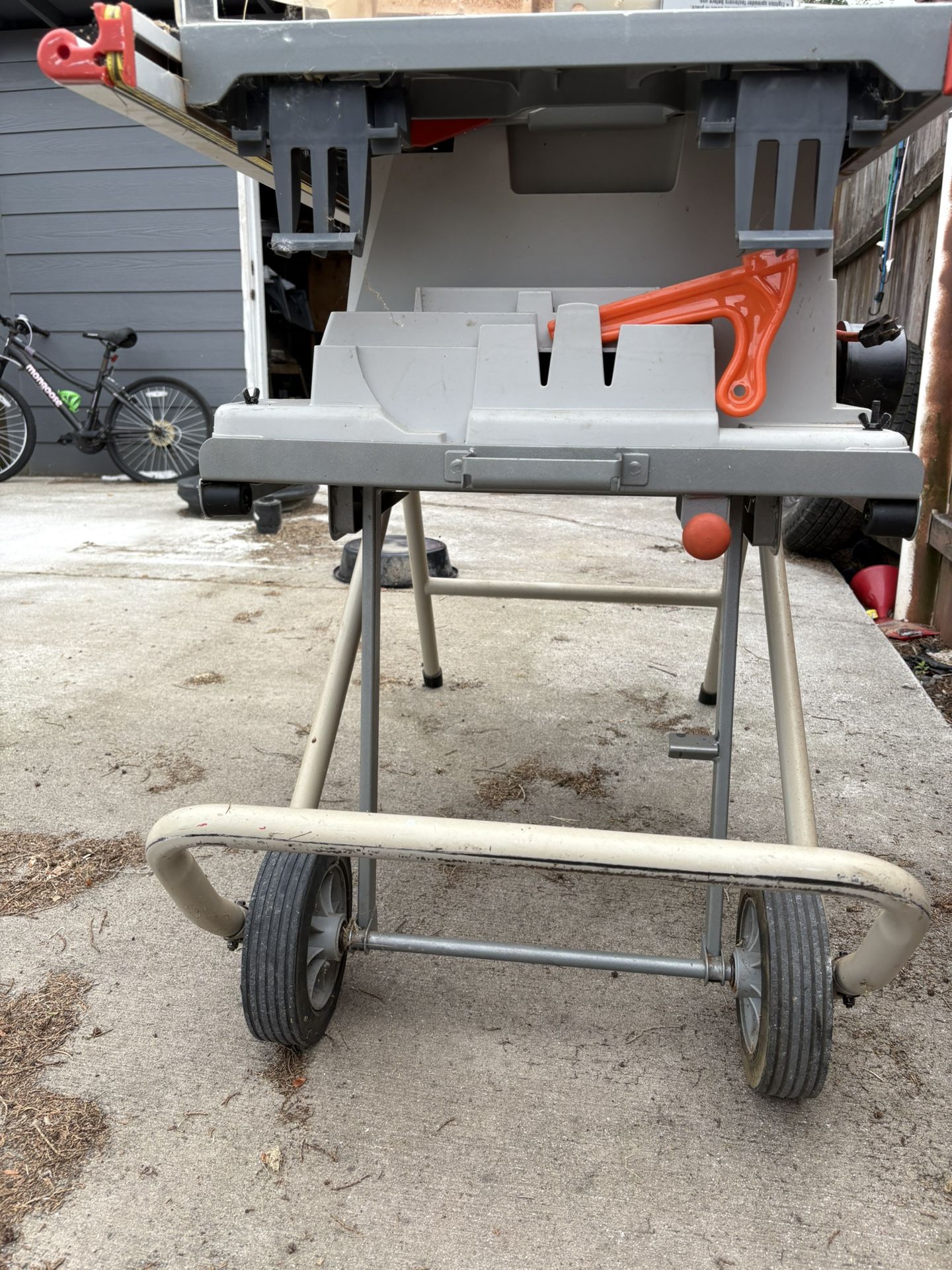 RIDGID 15 Amp 10 in. Portable Corded Pro Jobsite Miter Table Saw with Stand