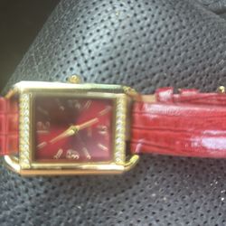 Estate Sale Red Women  Watch 