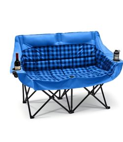 Oversized Double Camping Chair, Folding 2 Person