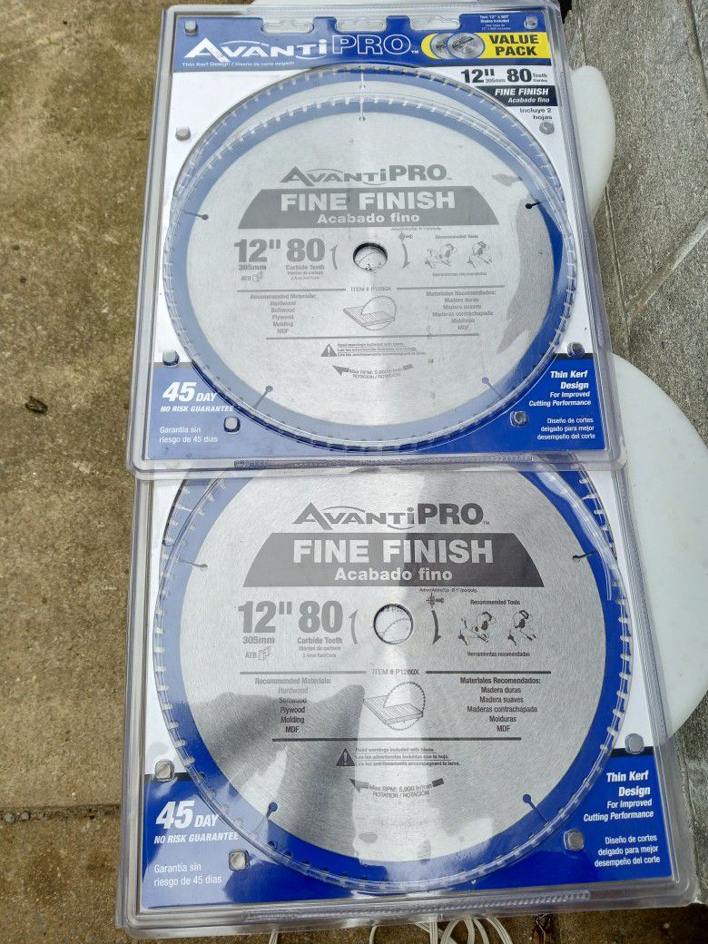 12 In Saw Blades