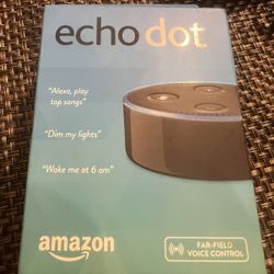 Amazon Echo Dot 2nd Generation w/ Alexa Voice Media Smart Device - Charcoal