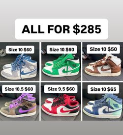 Jordan’s size 10-10.5