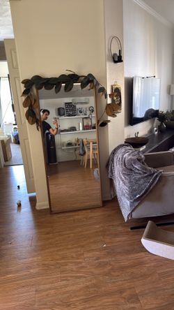 IKEA 5ft mirror wooden border