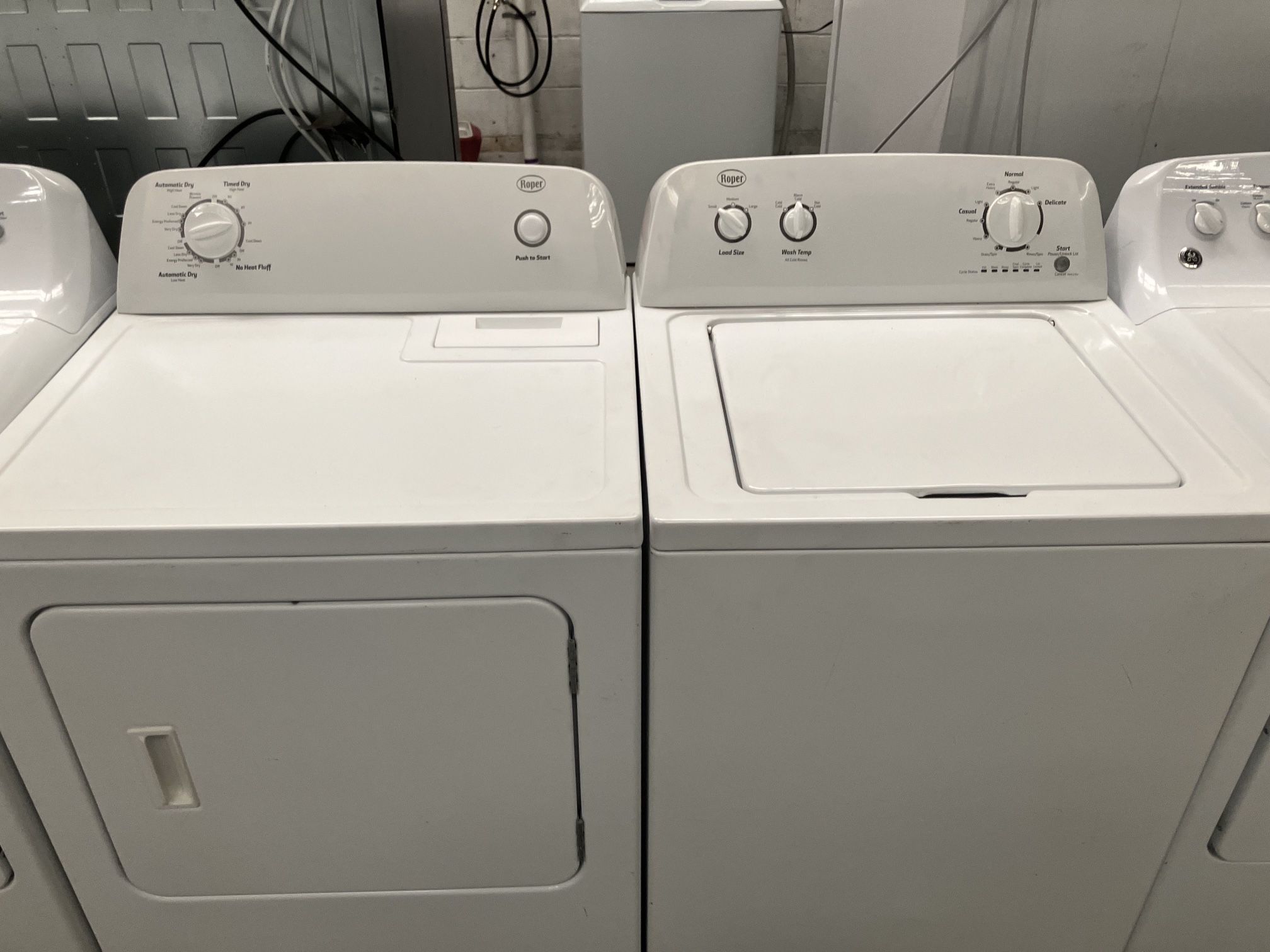 New Roper Washer And Dryer Set -$450